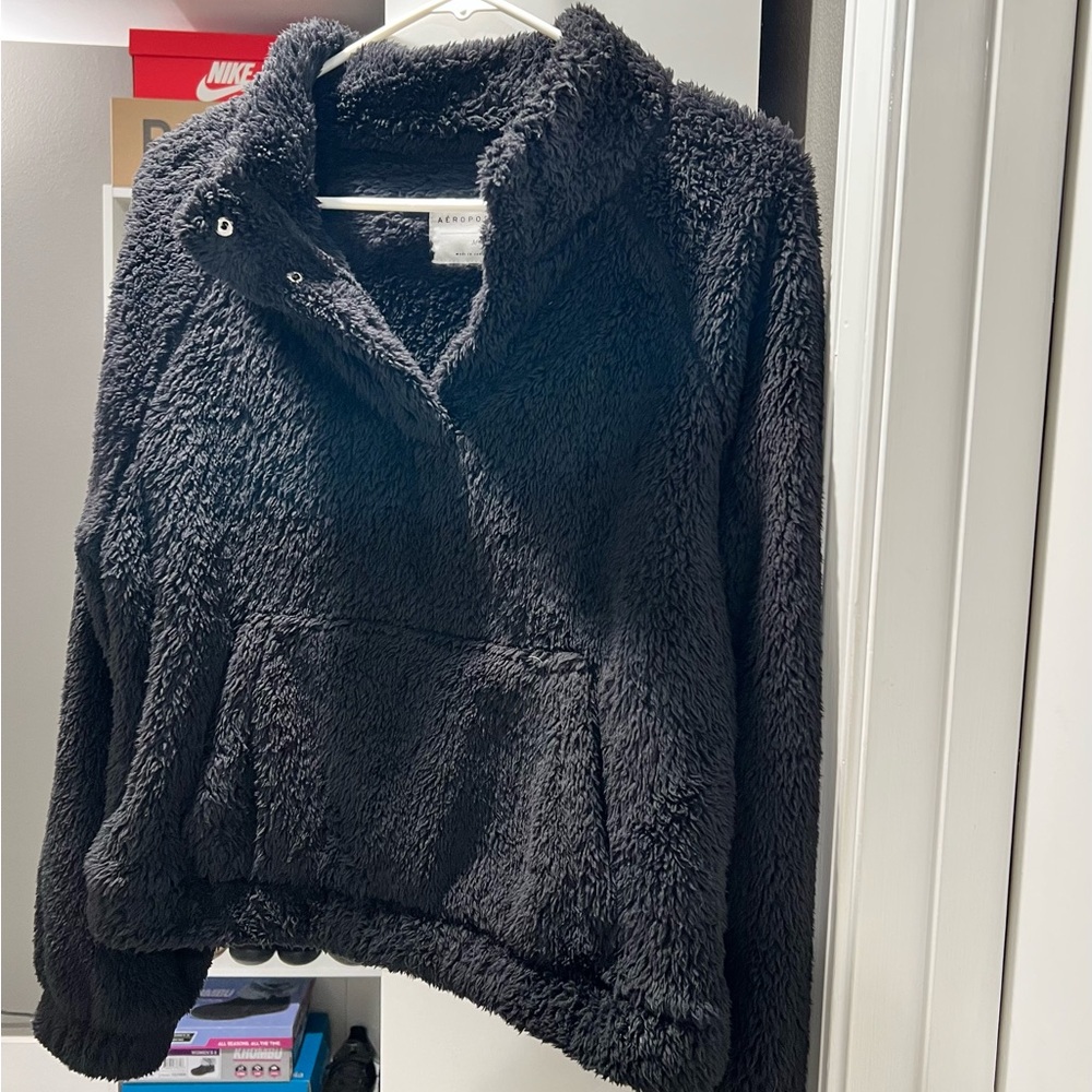 NWOT Fleece Quarter-Zip Pullover Jacket